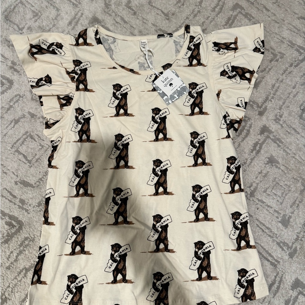 Kate Quinn Fluttersleeve shirt